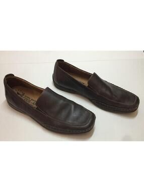 MEPHISTO Cool-Air Edlef Loafers Shoes Men's Brown Leather Slip-On Comfort sz 13